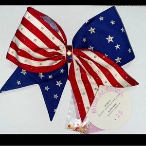 NWT “Miss America” Bows of London Cheer Bow